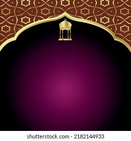 Islamic vector background, Abstract background with traditional ornament. Vector illustration.