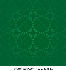 Islamic vector background with geometry pattern