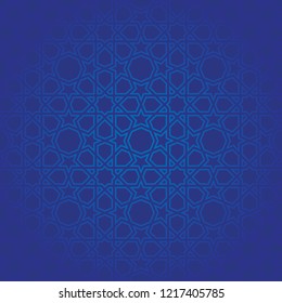 Islamic vector background with geometry pattern