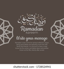 Islamic Vector for hajj mabroor in Mecca Saudi Arabia, mean ( greetings of Eid Al-Fitr - Blessed eid ) for Eid Adha Mubarak - Islamic background with traditional ornament - hajj ritual
