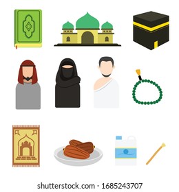 islamic vector icon pack for infographic and apps