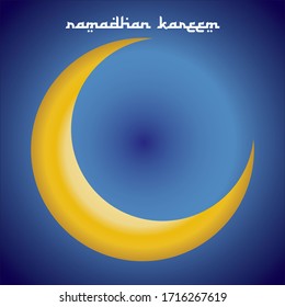 Islamic vector illustration background for wish card.