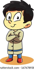 islamic vector people kid child