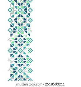 Diseño de adorno de Vertical islámica en estilo oriental con textura de silueta