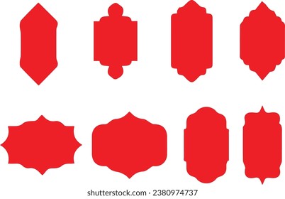 Símbolos de la ventana islámica y arcos 