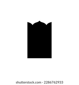 islamic window and door ornament icon