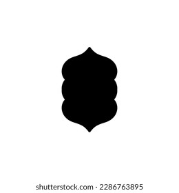 islamic window and door ornament icon