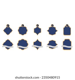 Islamic window shape. Arabic door shape. Islamic arhitecture elements of window and door.