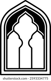 Islamic window vector design new