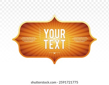 Islamic windows with starburst effect background. Arabic muslim frame oriental flat style. For modern greeting card template, ramadan Kareem, eid mubarak, social media, banner. Vector illustration
