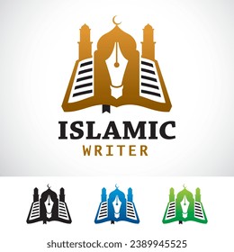 Islamic Writer Logo Design Template
