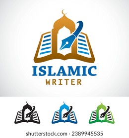 Islamic Writer Logo Design Template