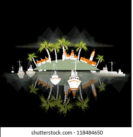 Island background