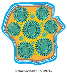 Island of Blue Flowers