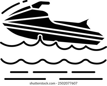 island house solid glyph vector illustration