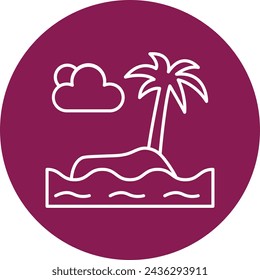 Island Icon Design For Personal And Commercial Use
