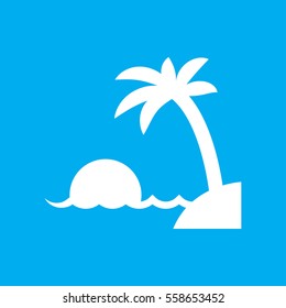 island icon illustration isolated vector sign symbol