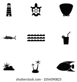Island icon set