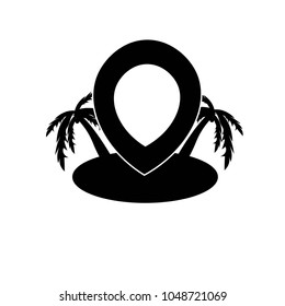island icon vector