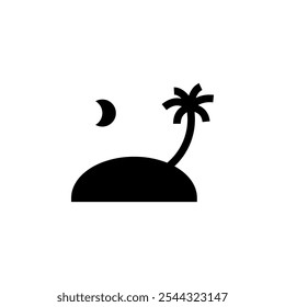 island icon vector design template