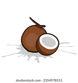 Island Inspired Coconut Day Graphics