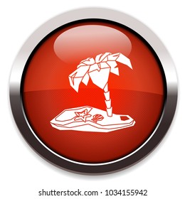 island isolated vector icon