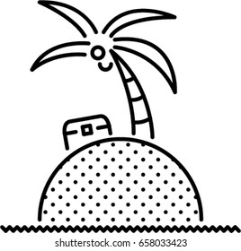 island outline icon