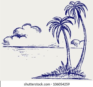 Island palm