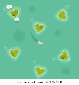 Island pattern
