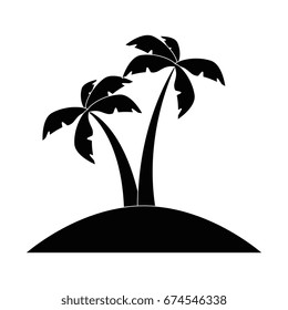 Island tree palms