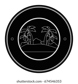 Island tree palms