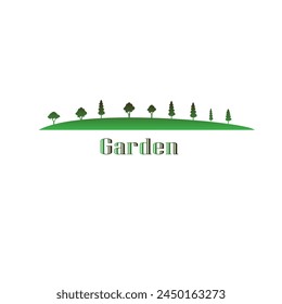 island vector icon, isolated on white