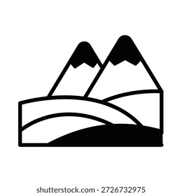 Icono del Vector de la isla que puede modificar o editar fácilmente

