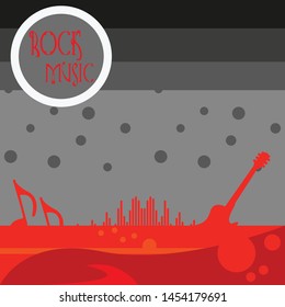 island vector image music full of imagination