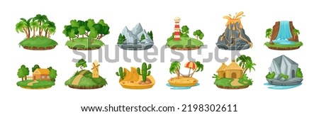 Similar – Image, Stock Photo Woodland in a sand dune environment on the west coast of Belgium. A walk through dry and varied nature. The sun illuminates the wilderness
