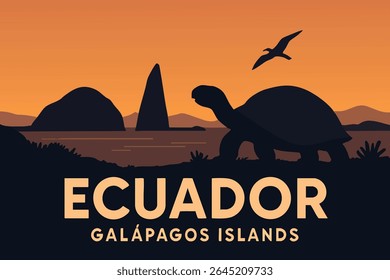 As Ilhas Galápagos oferecem uma oportunidade única de ver a vida selvagem rara e desfrutar de deslumbrantes pôr do sol na praia, perfeito para os entusiastas da natureza e da aventura