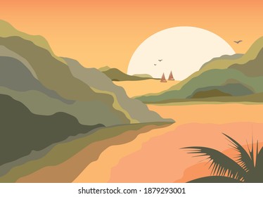 Islas en el océano cálido