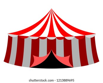 Islated carnival tent icon. Vector illustration design