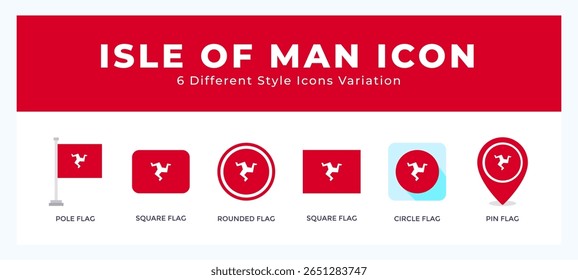 Isle of icon vector design illustration in trendy style