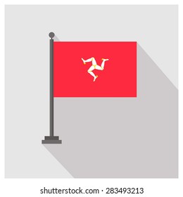 Isle of Man Country flag