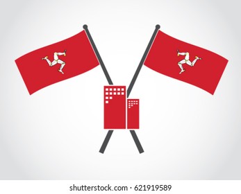 Isle Of Man Emblem Buildings