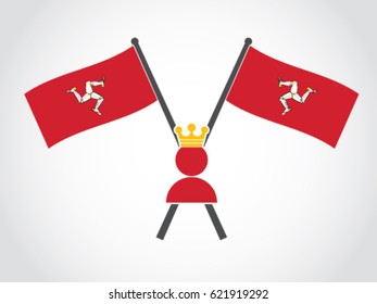 Isle Of Man Emblem King