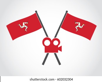 Isle Of Man Emblem Movies