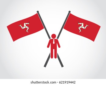 Isle Of Man Emblem Politician