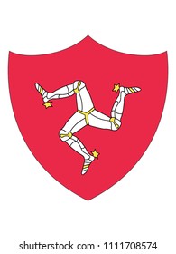 Isle of Man Shield Flag