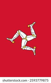 Isle of Man Vertical Flag, Vertical Flag Isle of Man