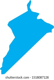 isle of wight county map in state of Virginia