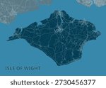 Isle of Wight Road Network Map Visualization
