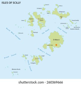 Isles Of Scilly Map