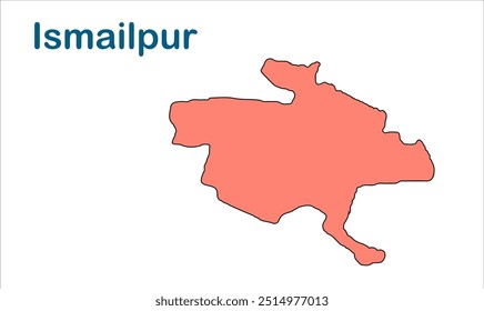 Mapa da subdivisão de Ismailpur, Distrito de Bhagalpur, Estado de Bihar, República da Índia, Governo de Bihar, território indiano, Índia oriental, política, aldeia, turismo